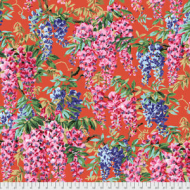 Kaffe Fassett Wisteria - Red 100% Cotton Craft Quilting Clothes Fabric