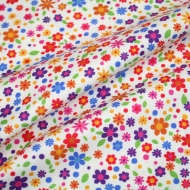 Bright Floral Craft Quilting Cotton Fabric 