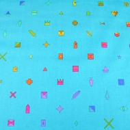 Andover Fabrics Fun Shapes 100% Cotton Backing Quilting Clothing Craft Fabric