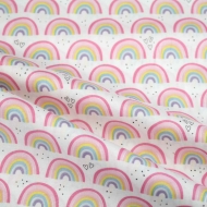 Rainbow by Brother-Sister 100% Cotton Backing Quilting Clothing Craft Fabric